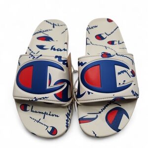 Champion Ipo‎ Warped White Youth Slides Size 5 New In Box